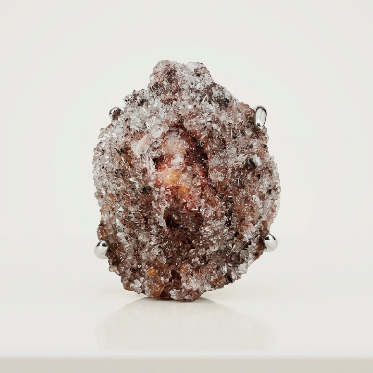 Stone Veil - One-of-One Raw Mineral Ring