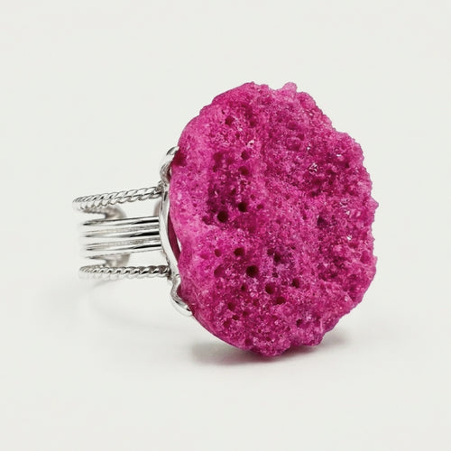 Wild Orchid - One-of-One Raw Mineral Ring