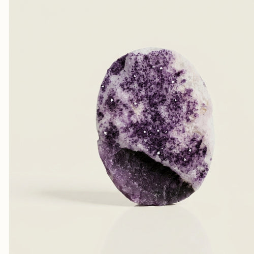 Violet Mist - One-of-One Raw Mineral Ring