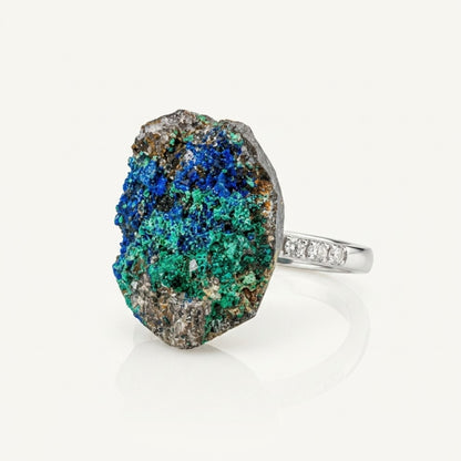 Forest Vessel - One-of-One Raw Mineral Ring