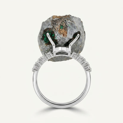 Forest Vessel - One-of-One Raw Mineral Ring
