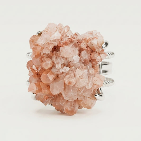Dawn Cluster - One-of-One Raw Mineral Ring