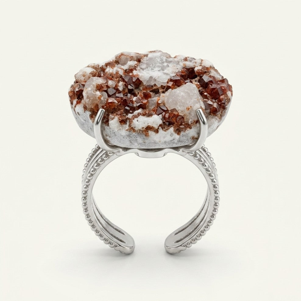 Crystal Branch ring in clear tones, shown from the rear with its visible ring silhouette.
