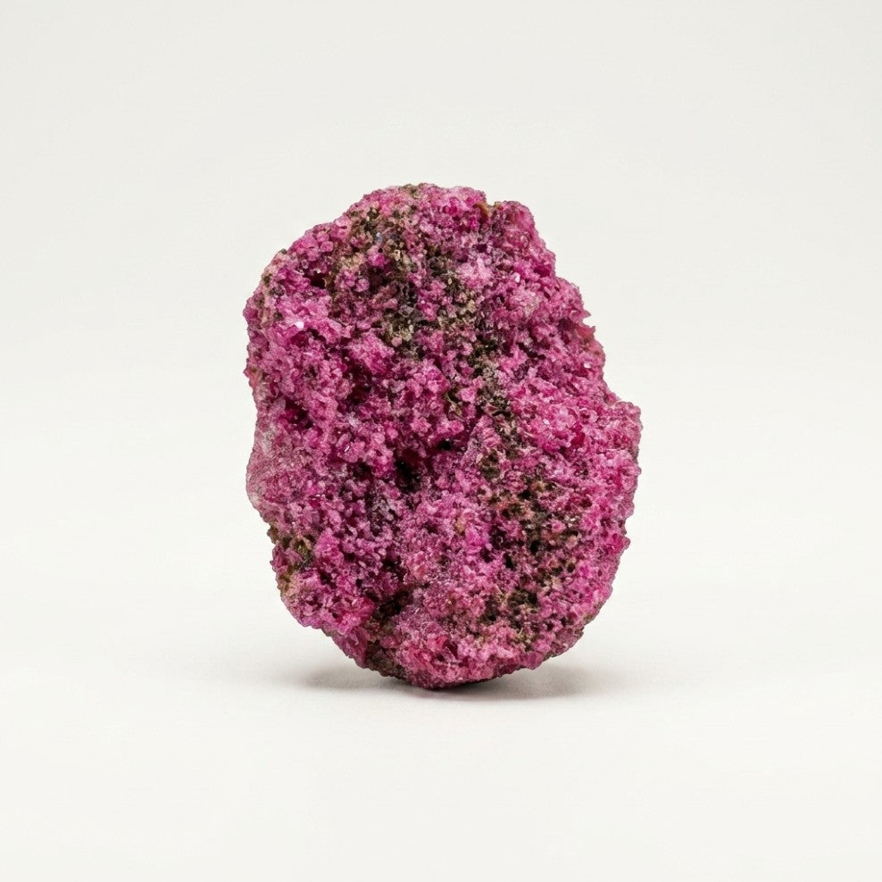 Violet Vessel ring in violet tones, shown from the side.