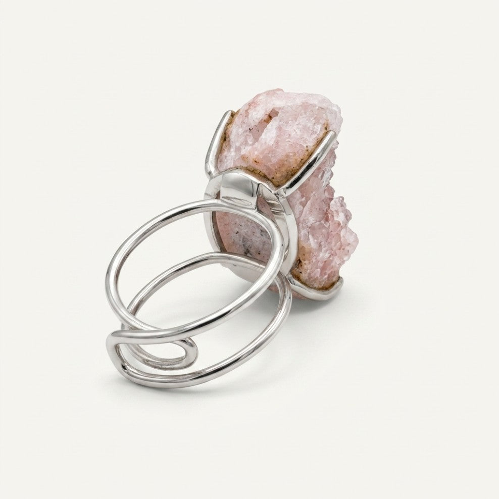 Midnight Ridge ring in dark tones, shown from the side.