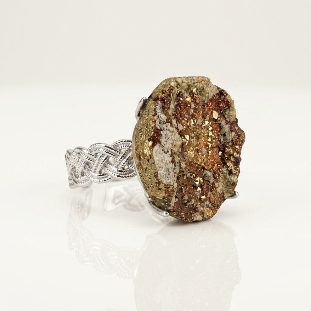 Golden Portal ring in golden tones, shown from the rear with its visible ring silhouette.